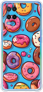 Силикон с усиленными углами чехол Пончики для Oppo A54 - 6318sp-2306 изображение 