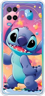 Силіконовий протиударний с посиленими кутами чехол Стич 2 для Oppo A54 - 6371sp-2306 изображение 