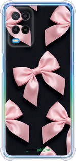 Силіконовий протиударний с посиленими кутами чехол Coquette Ribbons Dark Coquette для Oppo A54 - 6767sp-2306 изображение 