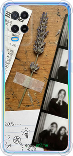 Силіконовий протиударний с посиленими кутами чехол Aesthetic Scrapbook Collage для Oppo A54 - 6773sp-2306 изображение 