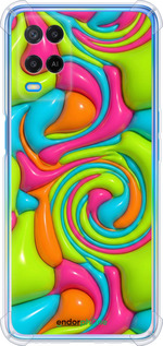 Силикон с усиленными углами чехол Y2K Jelly Dream для Oppo A54 - 6780sp-2306 изображение 