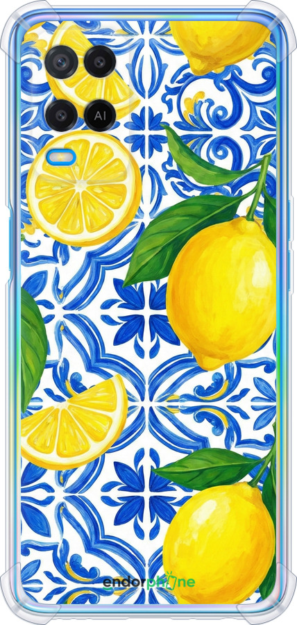 Силикон с усиленными углами чехол Grocery Girl Italian Summer для Oppo A54 - 6766sp-2306 изображение 