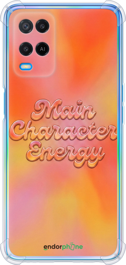 Силикон с усиленными углами чехол Aura Gradient Main Character Energy Aesthetic Y2K для Oppo A54 - 6783sp-2306 изображение 