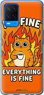 Силиконовый чехол 'Funny Cat' для Oppo A54 изображение 3