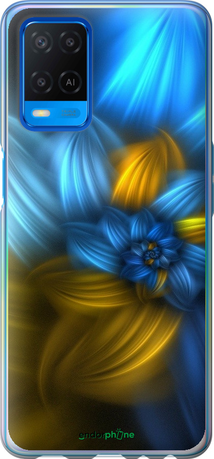 

2D пластиковий чохол "Візерунок 46" для Oppo A54, Синій