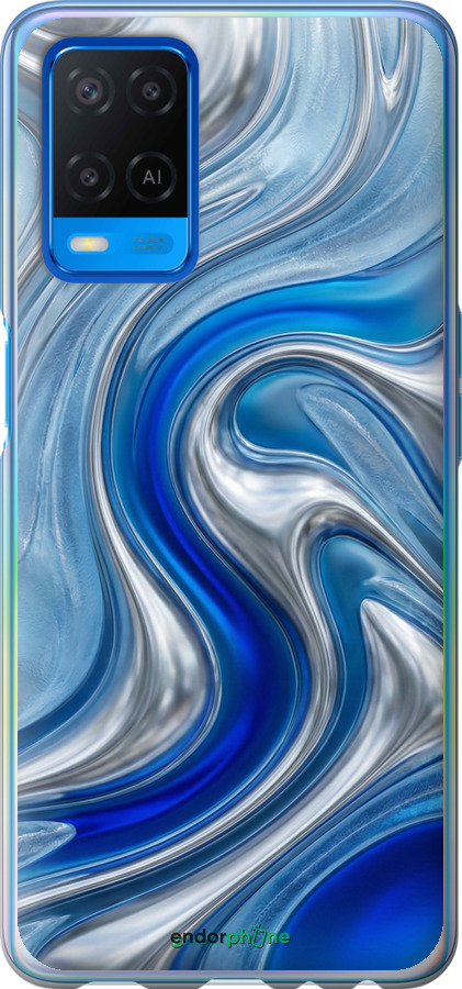 Силиконовый чехол Liquid Chrome для Oppo A54 - 6781u-2306 изображение 