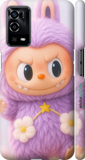 3D пластиковий матовий чехол Лабубу для Oppo A55 - 6708m-2273 изображение 