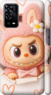 3D пластиковий матовий чехол Лабубу 2 для Oppo A55 - 6710m-2273 изображение 