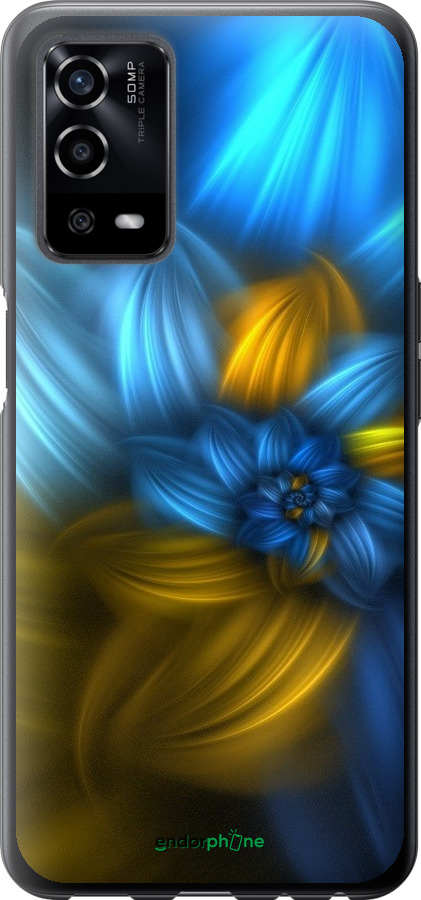 

Силіконовий чохол "Візерунок 46" для Oppo A55, Синій