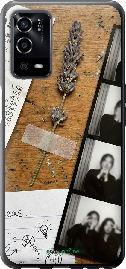 Силіконовий чехол Aesthetic Scrapbook Collage для Oppo A55 - 6773u-2273 изображение 