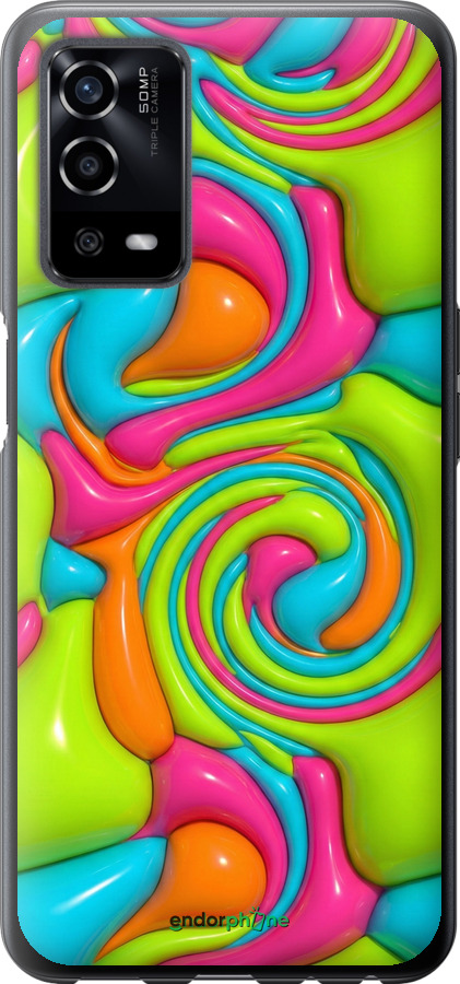 Силиконовый чехол Y2K Jelly Dream для Oppo A55 - 6780u-2273 изображение 