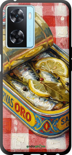 TPU чехол Vintage Sardine Tin Phone для Oppo A57s - 6772b-2931 изображение 