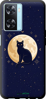 TPU чехол Cute Cat Celestial/Witchy для Oppo A57s - 6787b-2931 изображение 