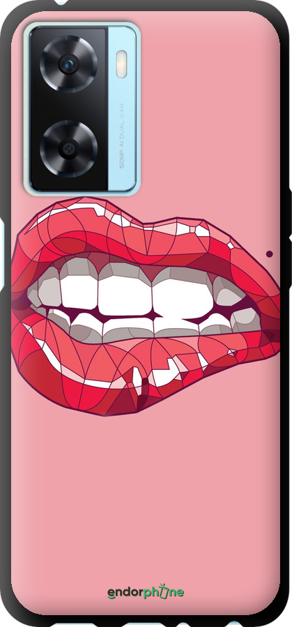 TPU чехол Sexy lips для Oppo A57s - 4174b-2931 изображение 