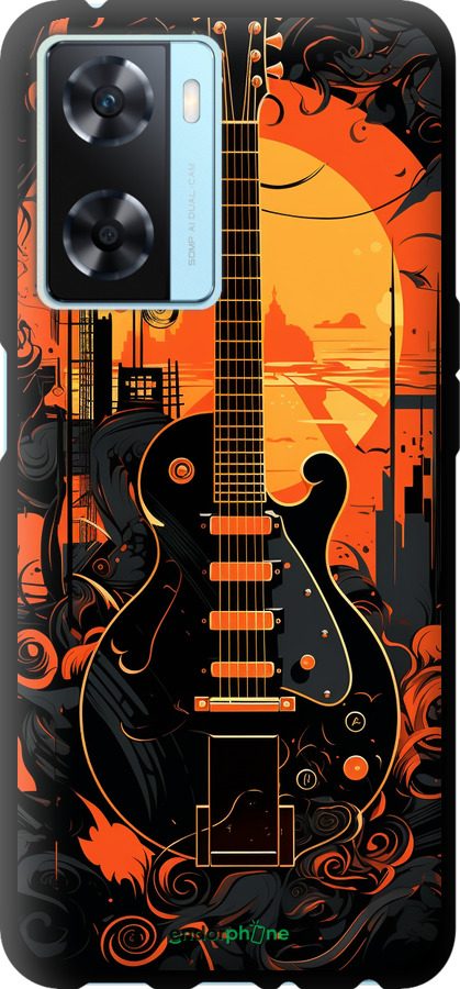 TPU чехол Гитара для Oppo A57s - 5957b-2931 изображение 