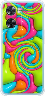 Силикон с усиленными углами чехол Y2K Jelly Dream для Oppo A57s - 6780sp-2931 изображение 