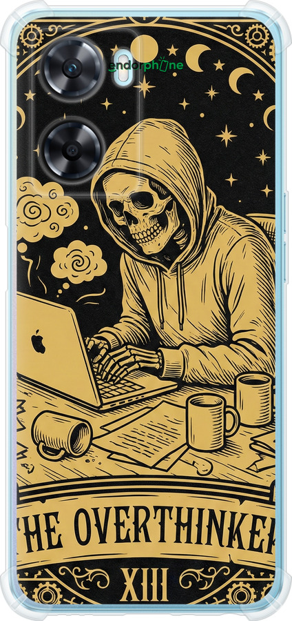 Силіконовий протиударний с посиленими кутами чехол The Overthinker для Oppo A57s - 6774sp-2931 изображение 