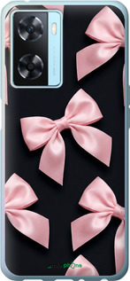 Силиконовый чехол 'Coquette Ribbons Dark Coquette' для Oppo A57s изображение 1