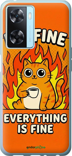 Силиконовый чехол 'Funny Cat' для Oppo A57s изображение 7