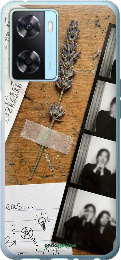 Силиконовый чехол Aesthetic Scrapbook Collage для Oppo A57s - 6773u-2931 изображение 