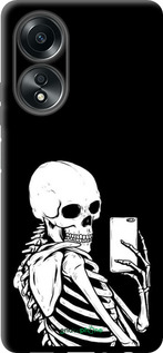 TPU чехол Скелет робить Selfie для Oppo A58 4G - 6535b-3184 изображение 