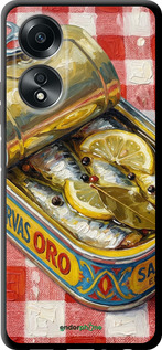 TPU чехол Vintage Sardine Tin Phone для Oppo A58 4G - 6772b-3184 изображение 