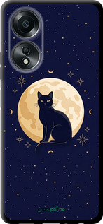 TPU чехол Cute Cat Celestial/Witchy для Oppo A58 4G - 6787b-3184 изображение 