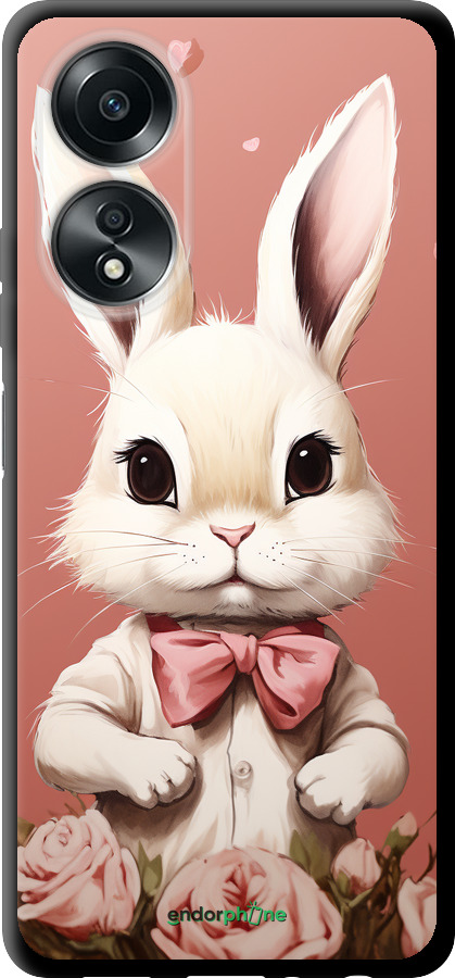 TPU чехол Зайчик для Oppo A58 4G - 5669b-3184 изображение 