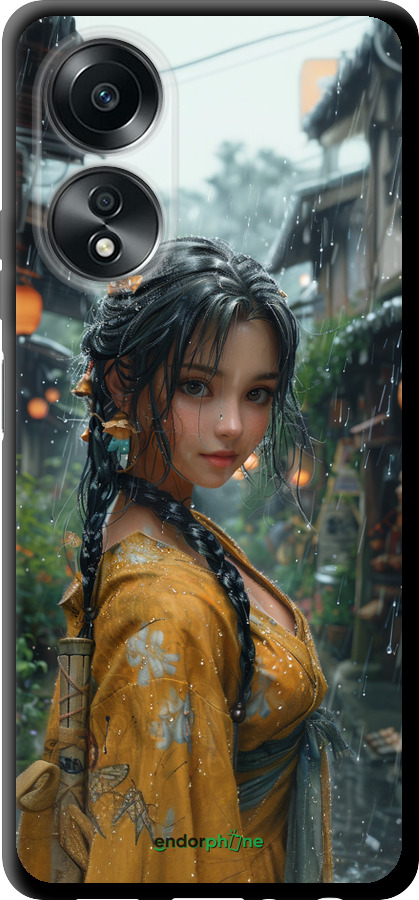 TPU чехол Anime-girl для Oppo A58 4G - 6133b-3184 изображение 