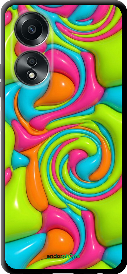 TPU чехол Y2K Jelly Dream для Oppo A58 4G - 6780b-3184 изображение 