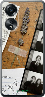 Силиконовый чехол Aesthetic Scrapbook Collage для Oppo A58 4G - 6773u-3184 изображение 