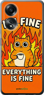 Силиконовый чехол 'Funny Cat' для Oppo A58 4G изображение 5