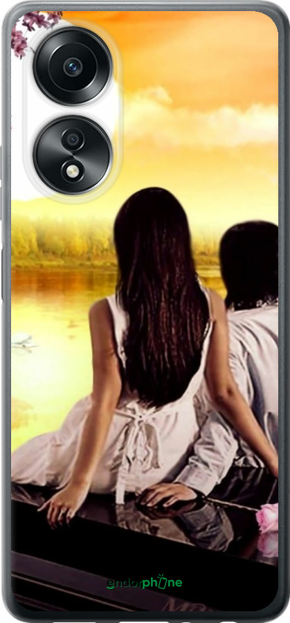 Силиконовый чехол Sunset для Oppo A58 4G - 6607u-3184 изображение 