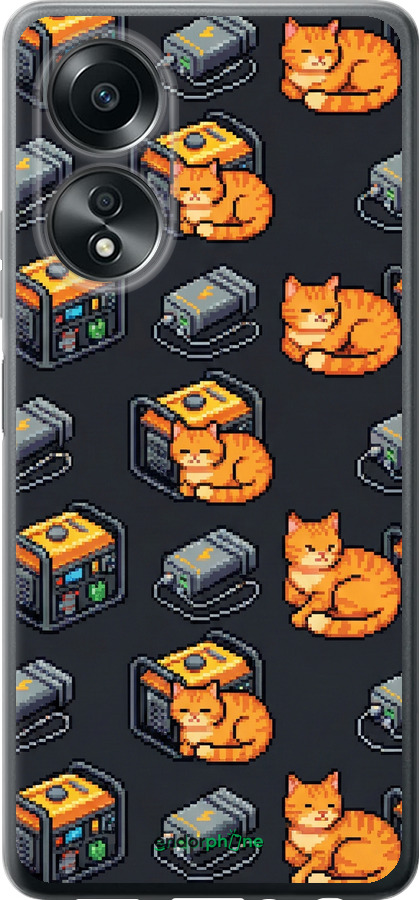 Силиконовый чехол Autonomous Zone для Oppo A58 4G - 6771u-3184 изображение 