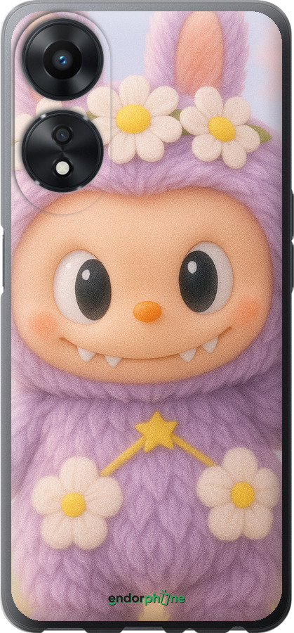 Силіконовий чехол Лабубу 1 для Oppo A78 5G - 6709u-3169 изображение 