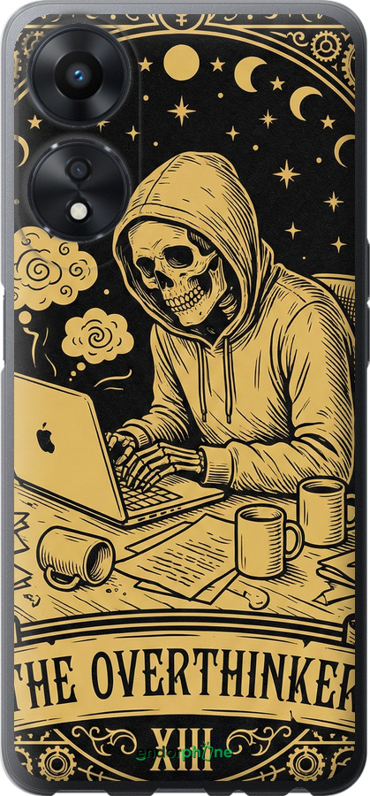 Силіконовий чехол The Overthinker для Oppo A78 5G - 6774u-3169 изображение 