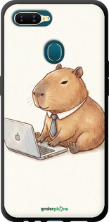 TPU чехол Funny Capybara CEO Working для Oppo A12 - 6777b-2557 изображение 
