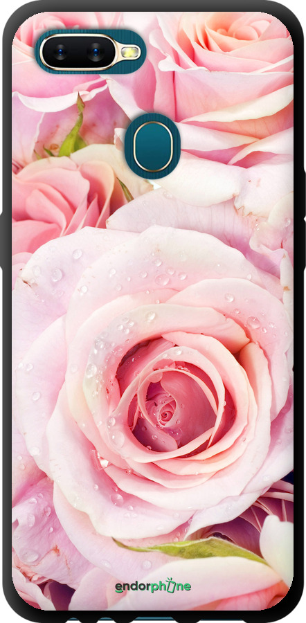 TPU чехол Троянди для Oppo A5S - 525b-1892 изображение 