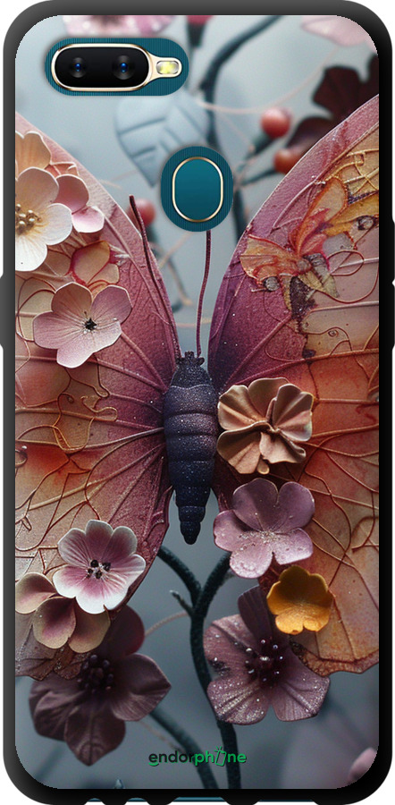 TPU чехол Fairy Butterfly для Oppo A12 - 6048b-2557 изображение 