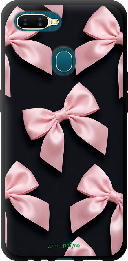 TPU чехол Coquette Ribbons Dark Coquette для Oppo A12 - 6767b-2557 изображение 
