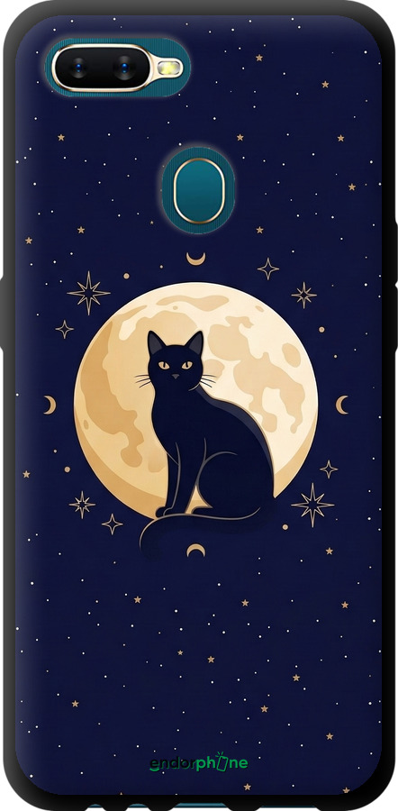 TPU чехол Cute Cat Celestial/Witchy для Oppo A12 - 6787b-2557 изображение 