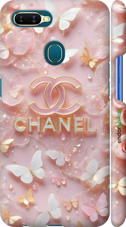 3D пластиковый матовый чехол Шанель для Oppo A5S - 6366m-1892 изображение 