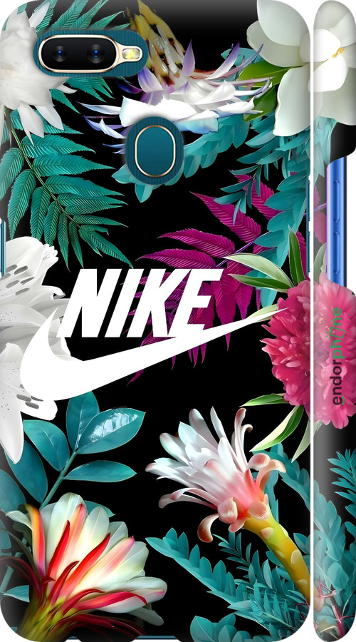 3D пластиковый матовый чехол Nike для Oppo A5S - 6378m-1892 изображение 