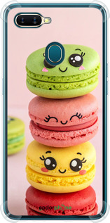 Силіконовий протиударний с посиленими кутами чехол Печиво для Oppo A12 - 6693sp-2557 изображение 