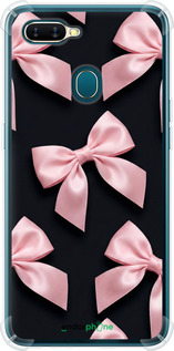 Силикон с усиленными углами чехол Coquette Ribbons Dark Coquette для Oppo A5S - 6767sp-1892 изображение 