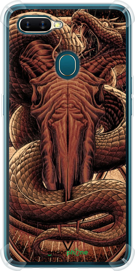 Силіконовий протиударний с посиленими кутами чехол № 5418 для Oppo A5S - 5418sp-1892 изображение 