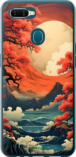 2D пластиковый чехол Природа японии для Oppo A5S - 6327t-1892 изображение 