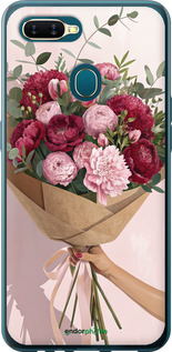 2D пластиковый чехол Пионы 1 для Oppo A12 - 6705t-2557 изображение 