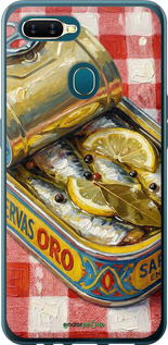 2D пластиковый чехол 'Vintage Sardine Tin Phone' для Oppo A12 изображение 8