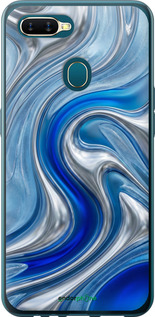 2D пластиковый чехол Liquid Chrome для Oppo A12 - 6781t-2557 изображение 